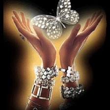 Схема вышивки «руки»