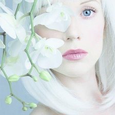 Схема вышивки «Девушка»