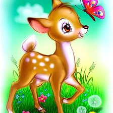 Схема вышивки «Олененок»