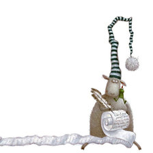 Схема вышивки «Овечка письмо»