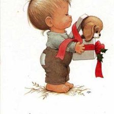 Схема вышивки «Подарок»