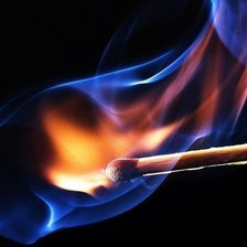 Схема вышивки «горящая спичка»