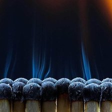 Схема вышивки «горящая спичка 4»