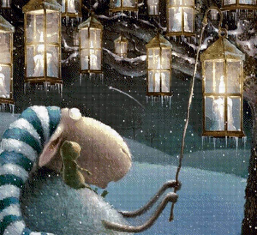 Овца с фонариками (Гамма) - овечка, rob scotton - предпросмотр