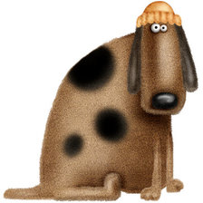 Схема вышивки «Собака»