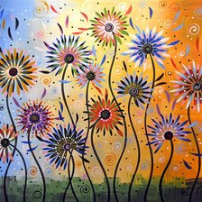 Схема вышивки «Flower»