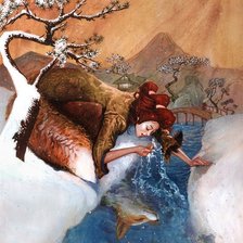 Схема вышивки «Женщина-лиса (хули-цзин)2»