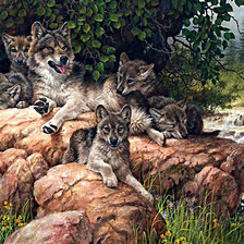 Схема вышивки «семья»