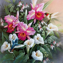 Схема вышивки «Букет»