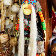 Схема вышивки «Баба-Яга»