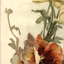 Схема вышивки «Two Yellow Flowers»