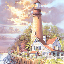 Схема вышивки «Серия "Пейзажи"»