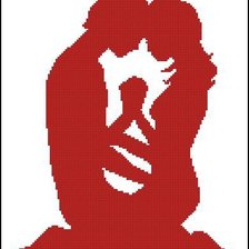 Схема вышивки «Двое»