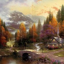 Схема вышивки «Волшебный лес»