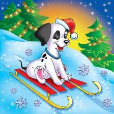 Схема вышивки «Долматинец»