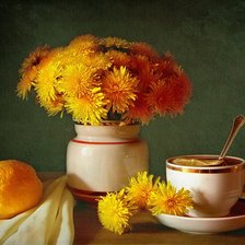 Схема вышивки «В жёлтом цвете»