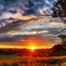 Схема вышивки «серия "закат"»