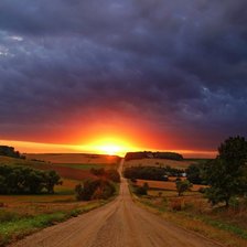 Схема вышивки «серия "закат"»