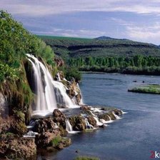 Схема вышивки «Водопад»