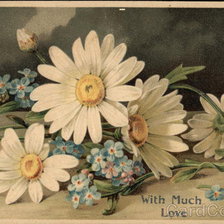 Схема вышивки «With Much Love»