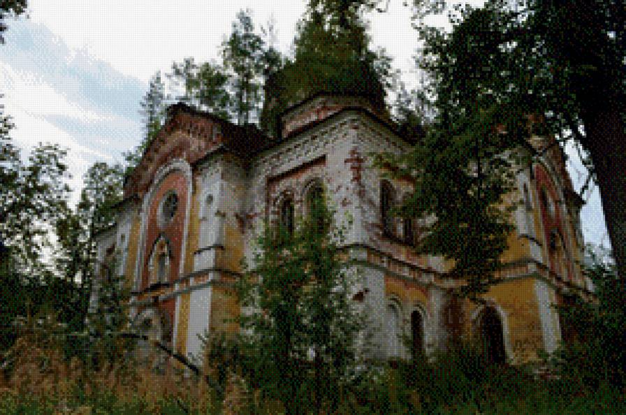 Пустой брошенный дом - дом, природа, пейзаж - предпросмотр