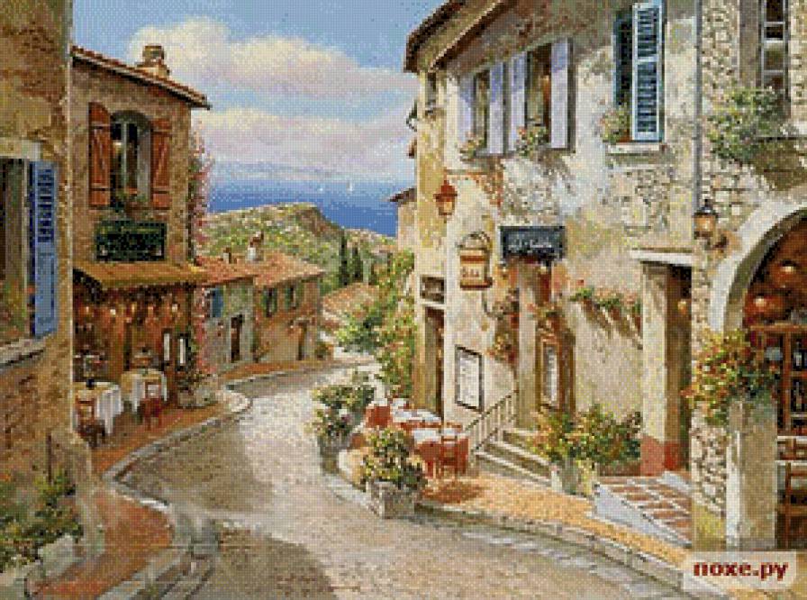 Городской пейзаж - города - предпросмотр