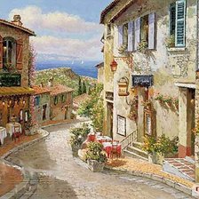 Схема вышивки «Городской пейзаж»