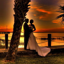 Схема вышивки «Он и она»