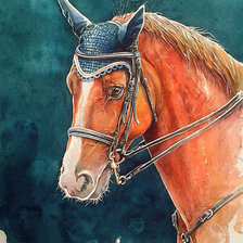 Схема вышивки «Серия "Кони"»