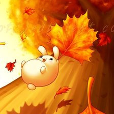 Схема вышивки «листопад»