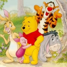 Схема вышивки «Винни Пух»