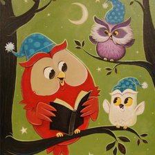 Схема вышивки «Совушки»