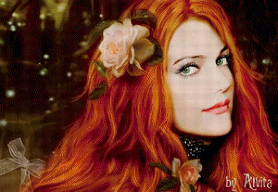 Рыжик - рыжая, девушка - предпросмотр