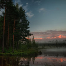 Схема вышивки «Вечер»