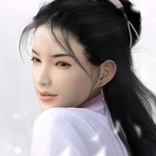 Схема вышивки «Прекрасная японка»