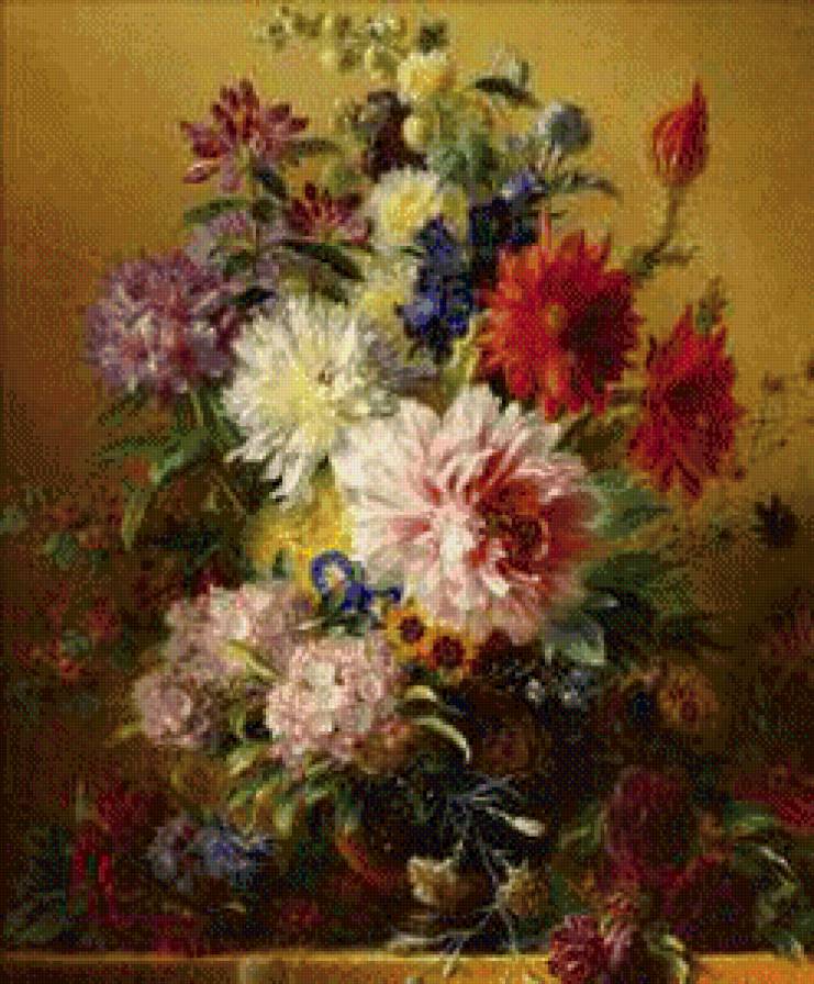 Восхитительный букет - цветы, букет, натюрморт - предпросмотр