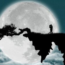 Схема вышивки «Влюбленные»