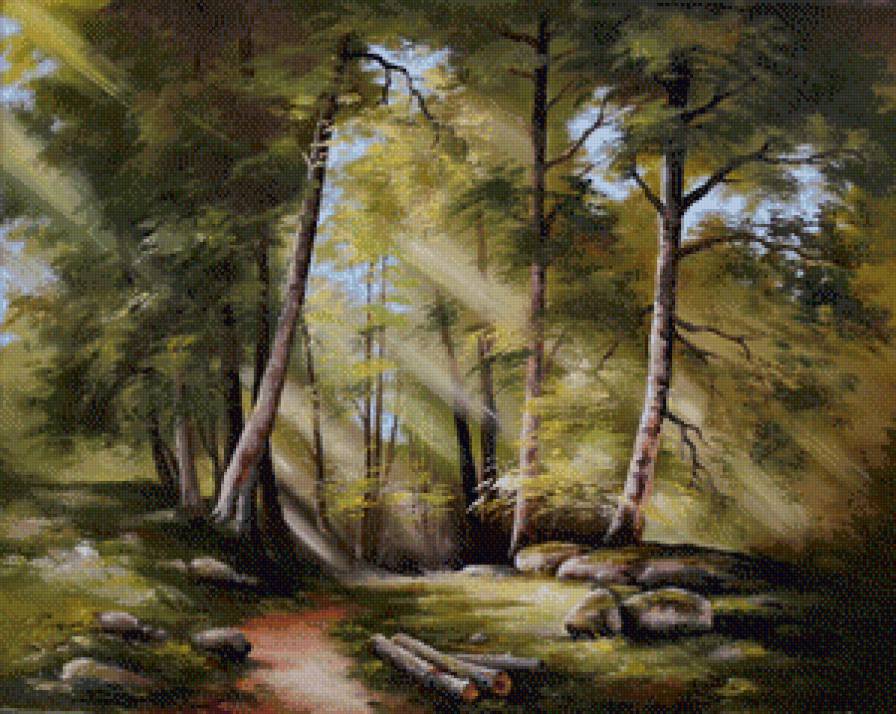 лучи солнца - родные просторы - предпросмотр