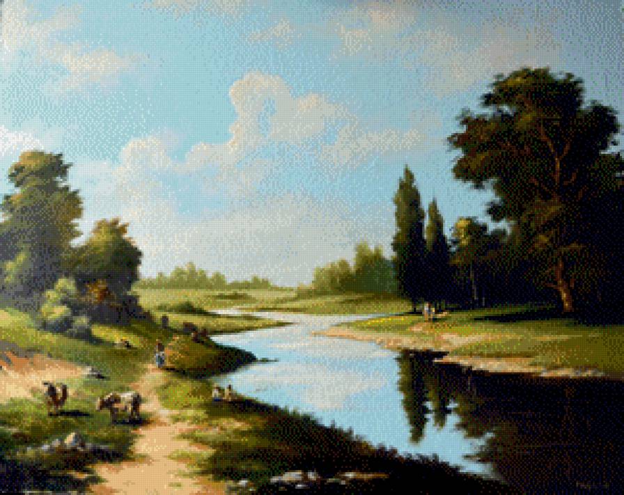 у реки - родные просторы - предпросмотр