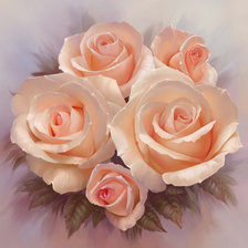 Схема вышивки «цветы»