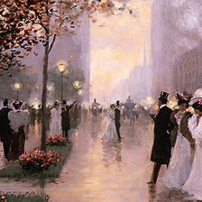 Схема вышивки «Вечер в Париже»