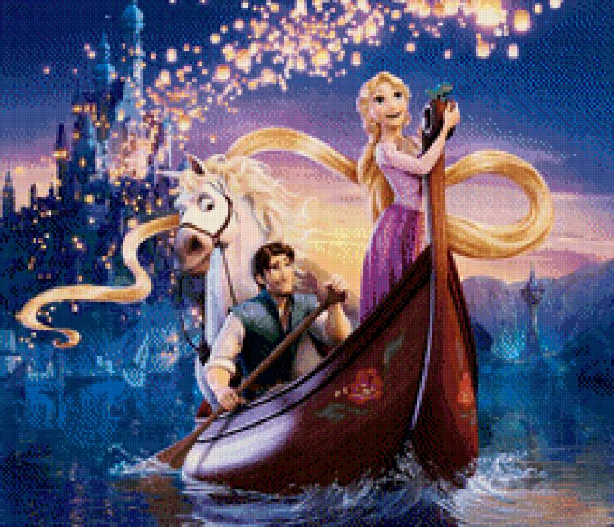 Рапунция - мультяшки - предпросмотр