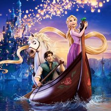 Схема вышивки «Рапунция»