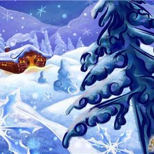 Схема вышивки «Избушка»