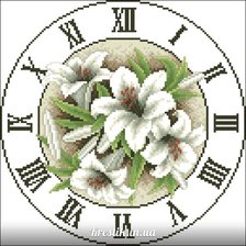 Схема вышивки «часики»
