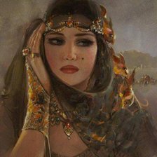 Схема вышивки «Восточные красавицы*2»