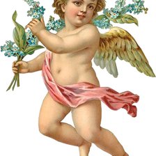 Схема вышивки «ангелок»