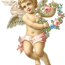 Схема вышивки «ангелок»