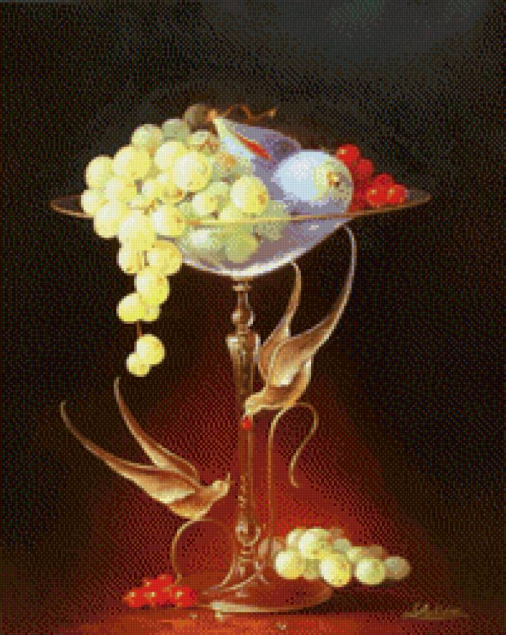 Ludivine Corominas - натюрморт, живопись, фрукты - предпросмотр