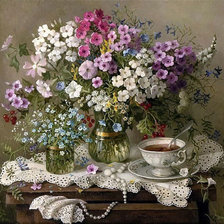 Схема вышивки «Букет»